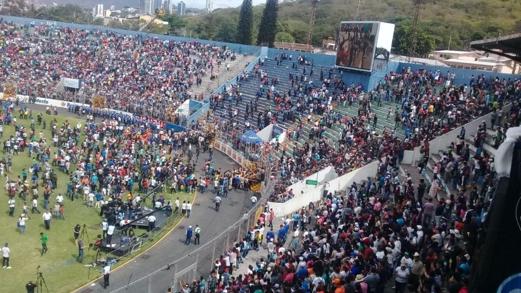 disturbios Estadio Nacional
