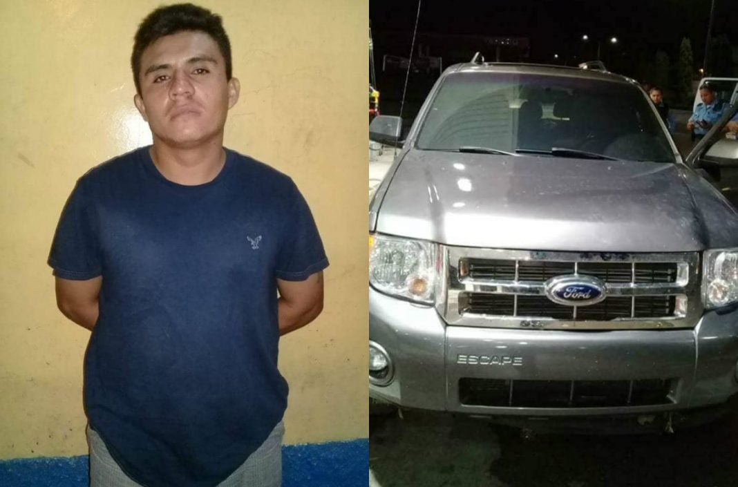 carro robado en El Progreso