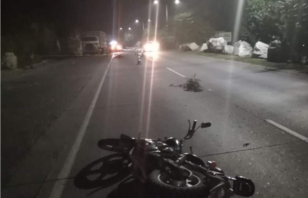 motociclista muere en Choloma