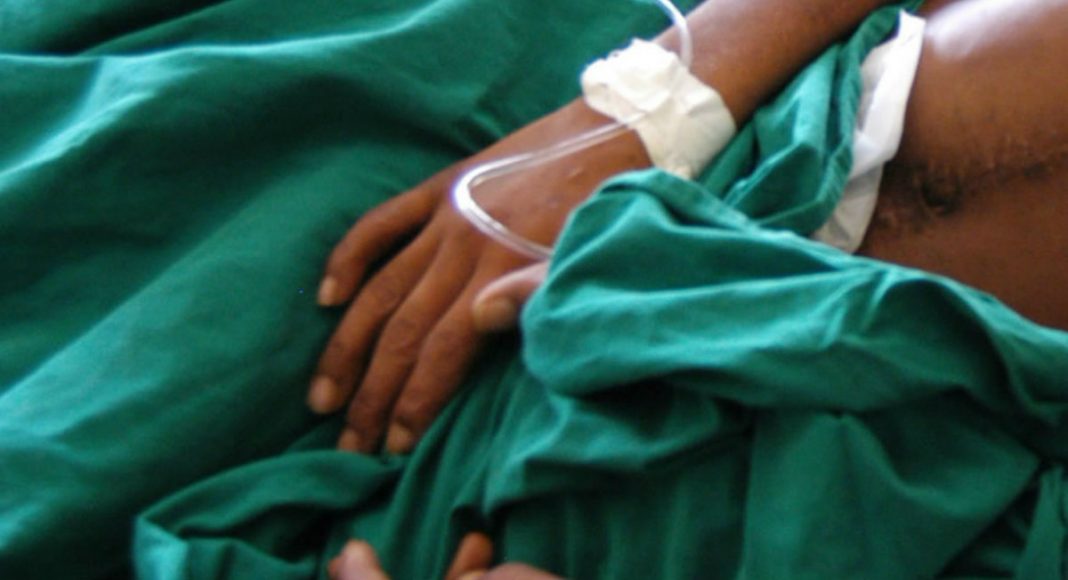 Hombre hospitalizado en Choluteca