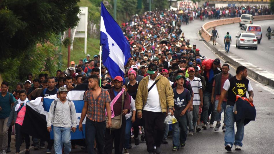 quinta caravana de migrantes