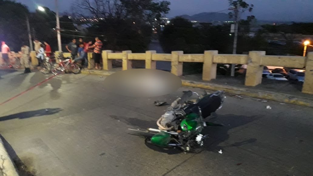 Motociclista muerto en SPS