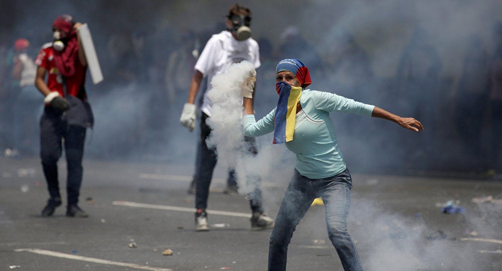 enfrentamientos en Venezuela