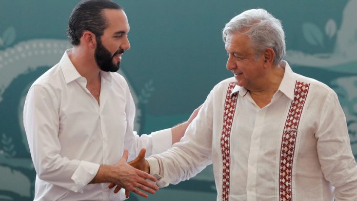 AMLO y Bukele firman acuerdo AMLO y Bukele firman acuerdo