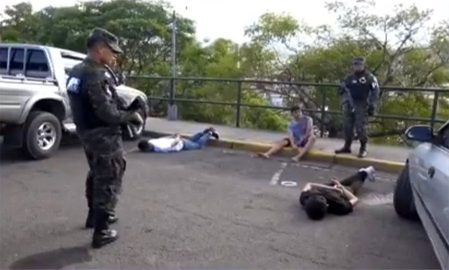 Capturados con un cadáver en Tegucigalpa