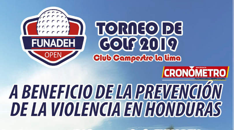FUNADEH realiza torneo de golf a beneficio de la prevención de violencia