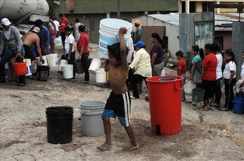 agua en Tegucigalpa