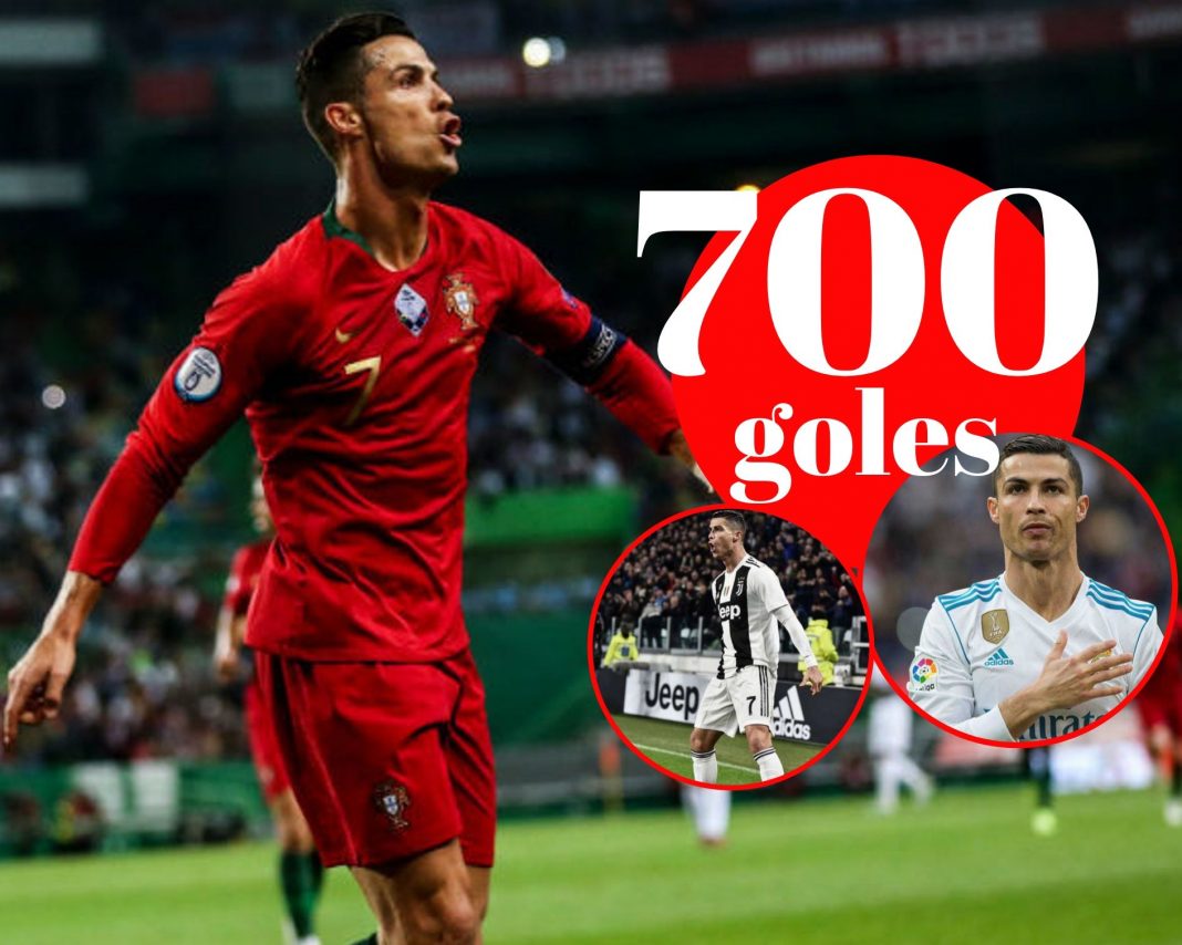 Cristiano Ronaldo sigue haciendo historia y marca su gol número 700