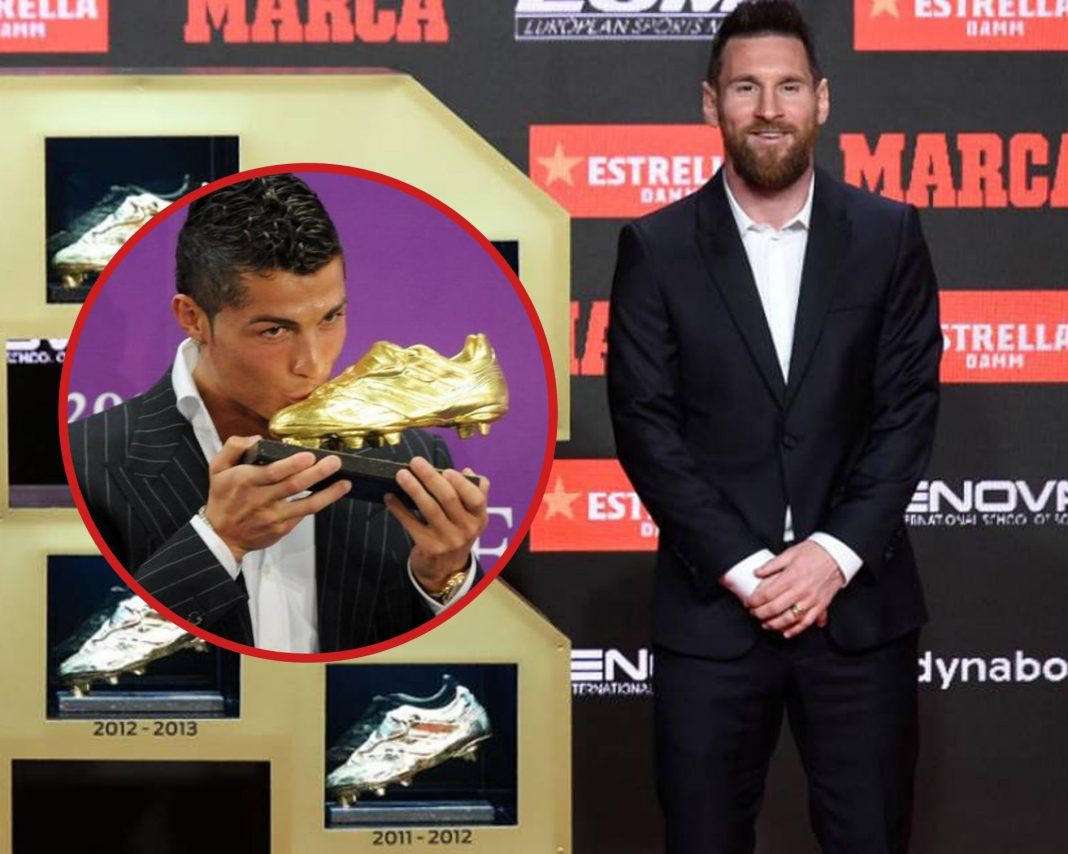 Preceder Picotear En honor Lionel Messi supera a Cristiano Ronaldo en Botas de Oro ¿Cuántas tienen?