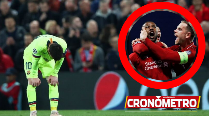Barcelona revela imágenes del camerino luego de la remontada del Liverpool Barcelona revela imágenes del camerino luego de la remontada del Liverpool