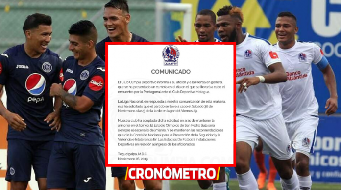 OFICIAL: Olimpia hace cambios para el juego ante Motagua OFICIAL: Olimpia hace cambios para el juego ante Motagua