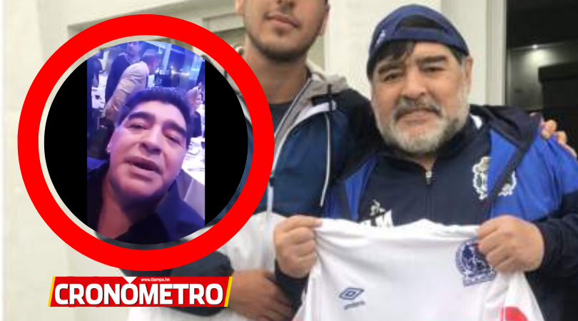 De campeón a campeón: Maradona saluda al olimpismo