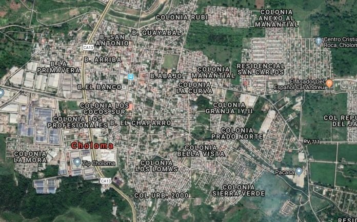 Mapa de Choloma