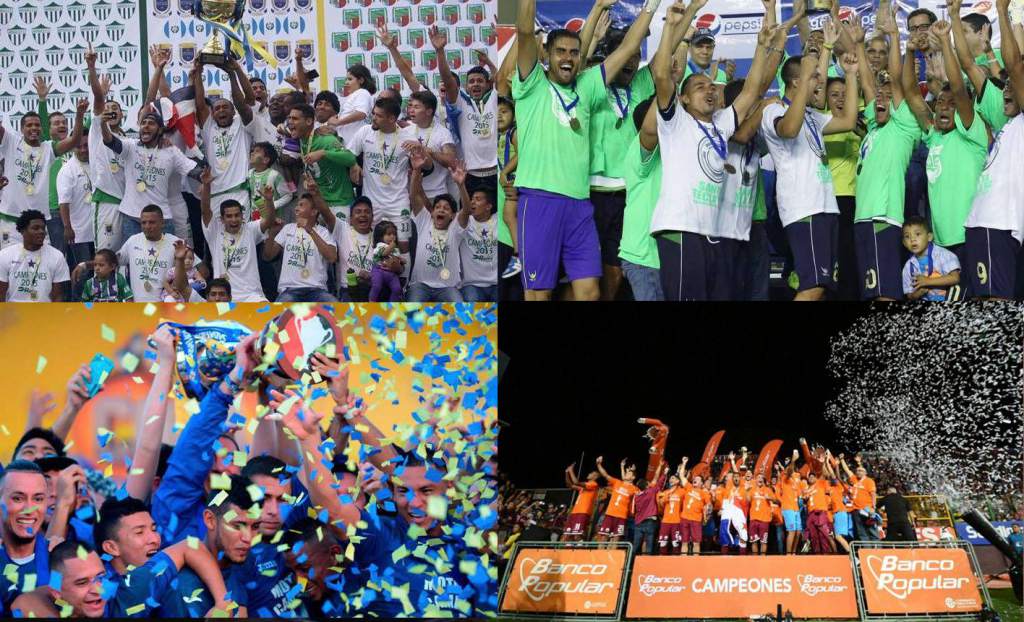 TOP 5: Equipos centroamericanos que serían campeones si cancelan sus ligas