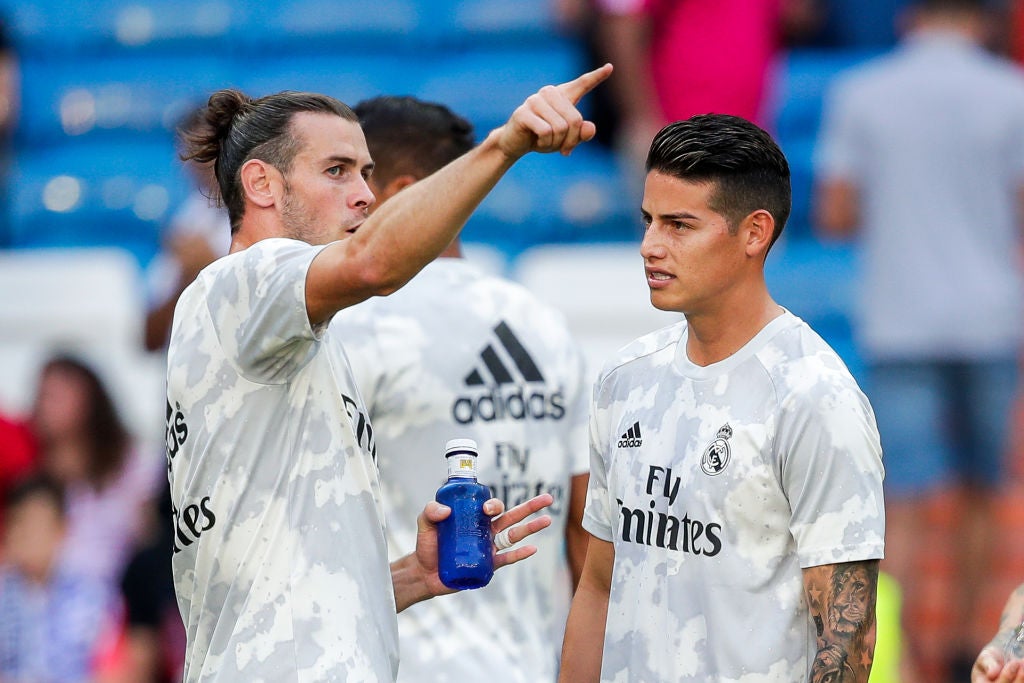 Gareth Bale y James Rodríguez en la mira de Ancelotti