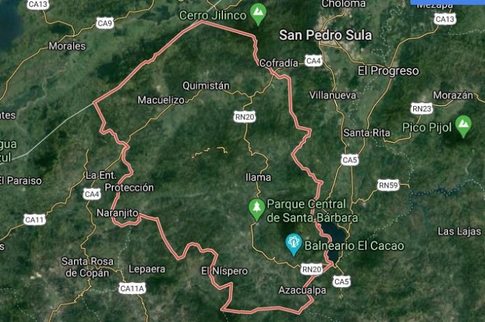 ¿Cuántos municipios en Santa Bárbara tienen covid-19?