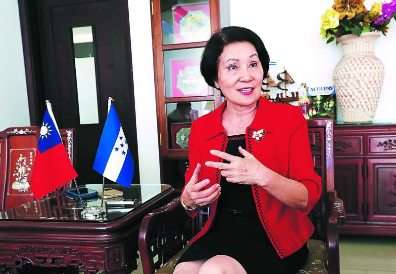 embajadora de china-taiwán