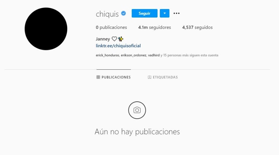 Instagram de Chiquis