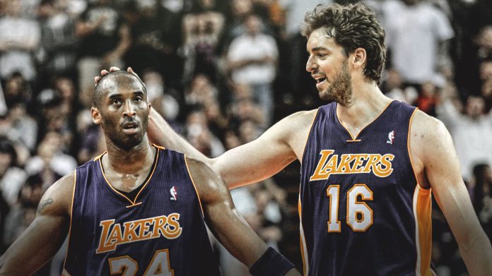 Lakers-Pau-Gasol-Kobe-Bryant Kobe Bryant