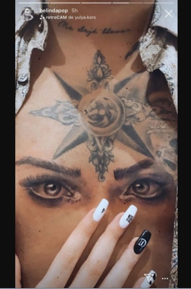 Tatuaje de Christian Nodal