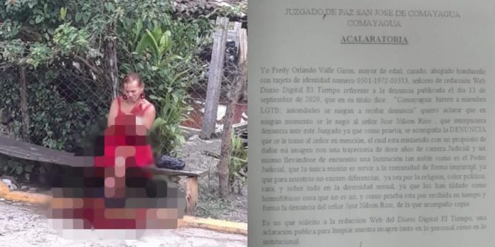 Juez aclara sí tomó denuncia joven LGTB Juez aclara sí tomó denuncia joven LGTB