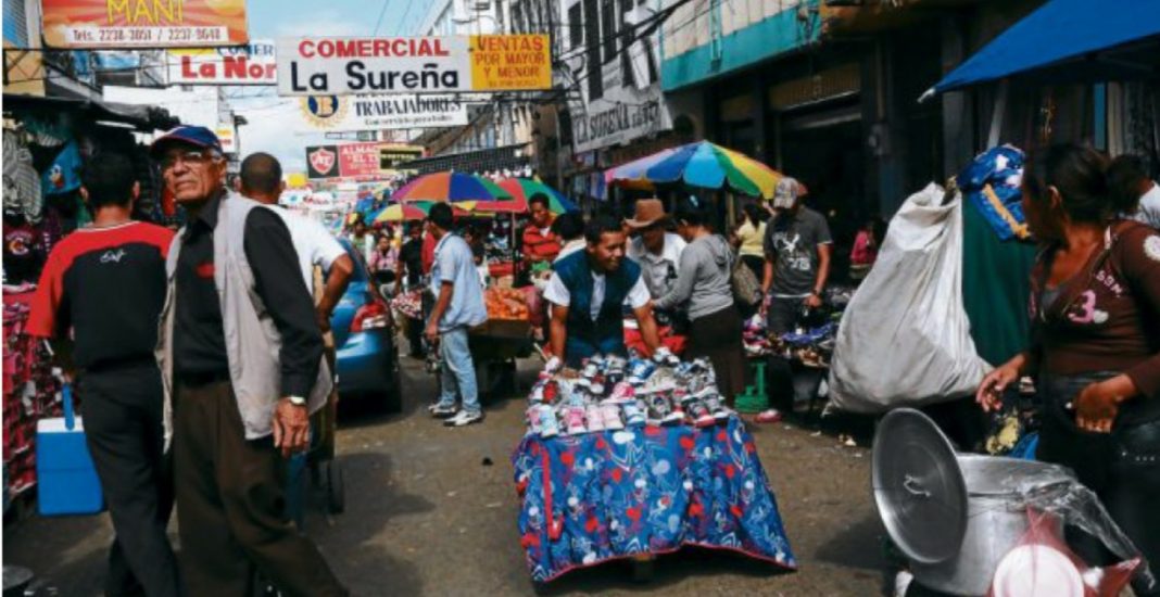 hondureños comercio informal