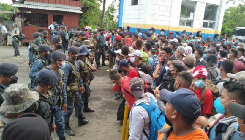caravana de migrantes Guatemala