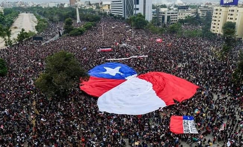 Protestas y disturbios en Chile