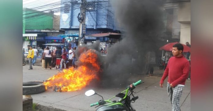 protesta vendedores zonal belén protesta vendedores zonal belén