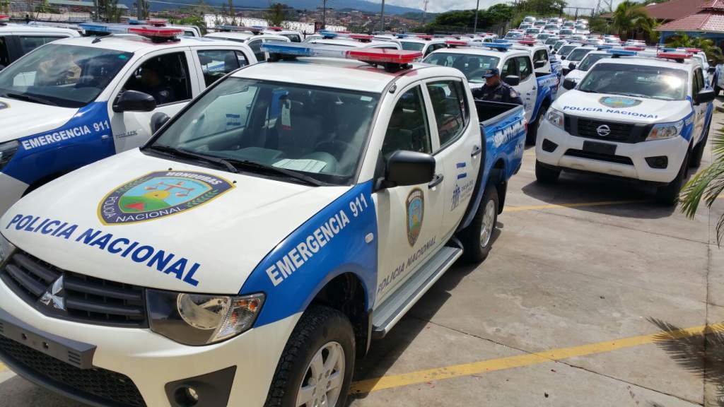 patrullas combustible Policía Honduras