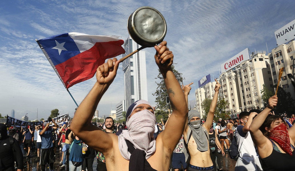 Protestas y represión en Chile