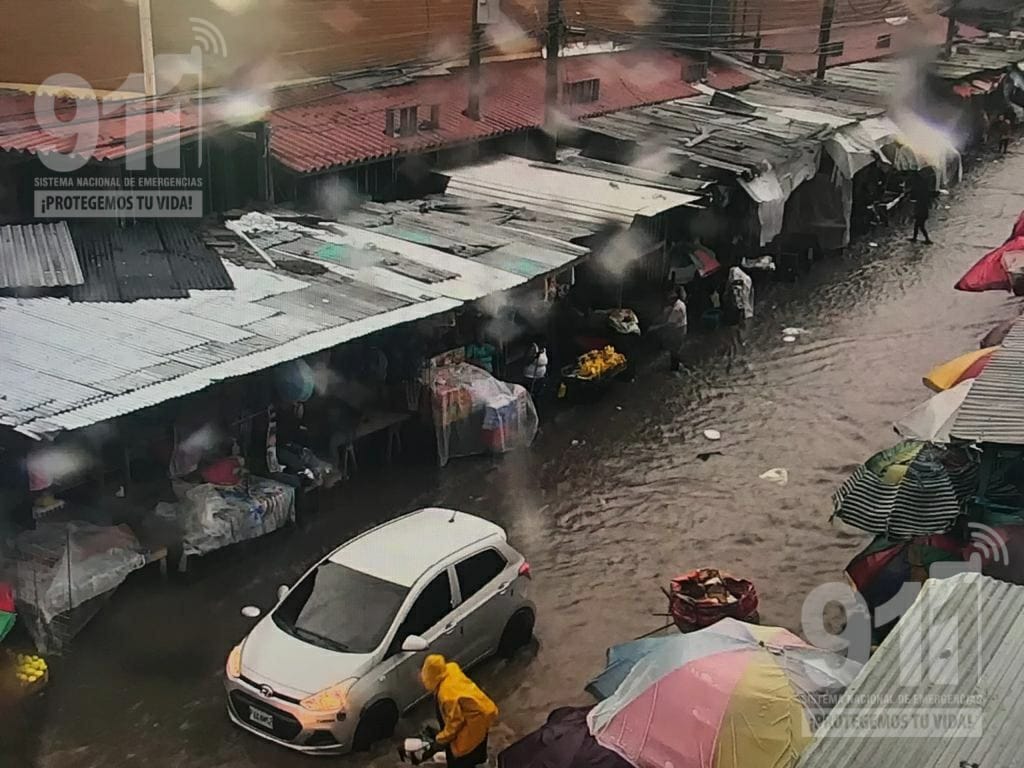 inundaciones en la capital