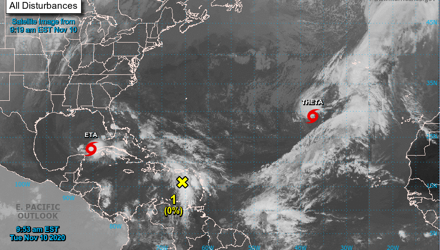 tres ciclones en el caribe