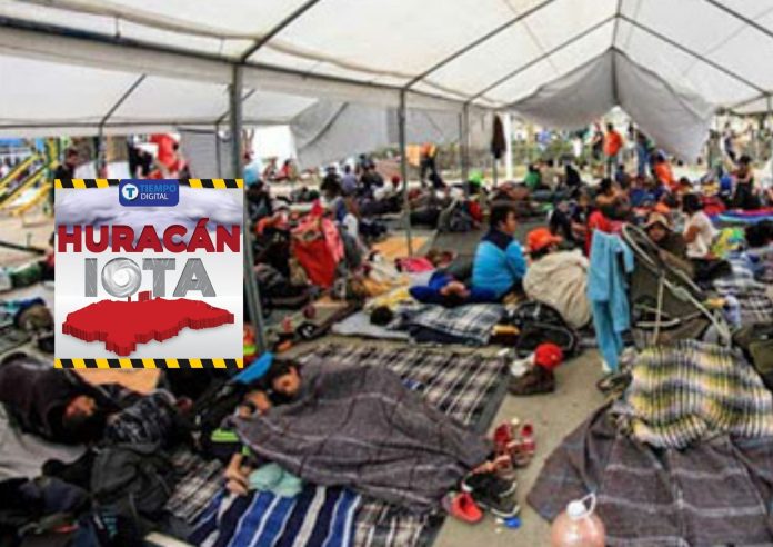 COPECO dio a conocer un listado de los albergues habilitados para quienes lo requieran ante la amenaza del huracán Iota en Honduras.