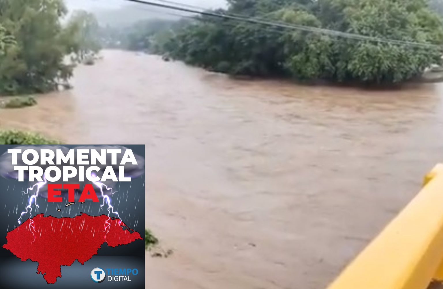 Tormenta Tropical Eta en Olancho: Desbordados todos los ...