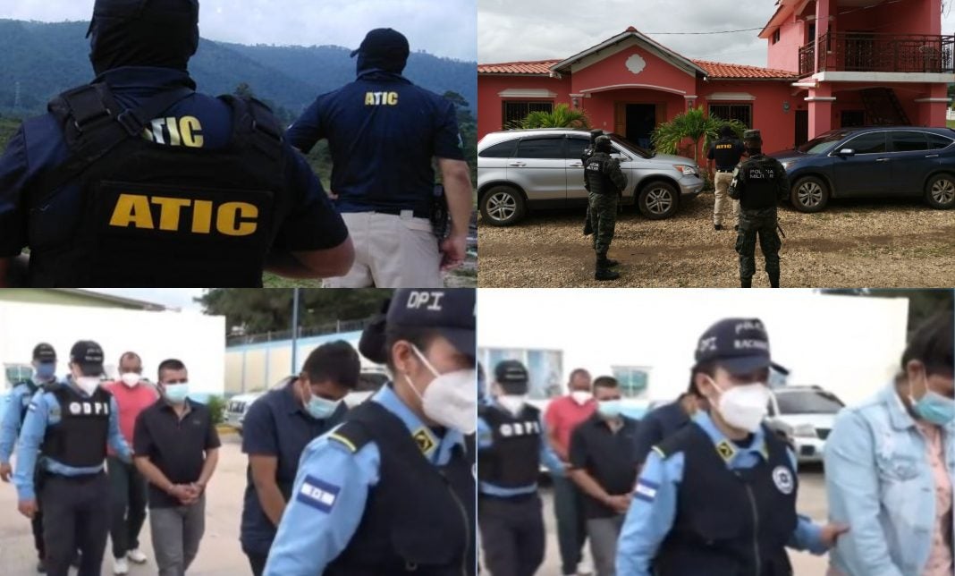 Detenidos Policía Nacional Chakal