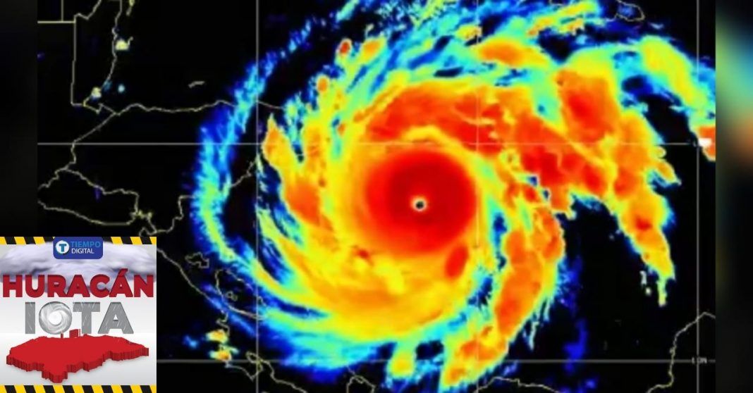 huracán Iota categoría 5