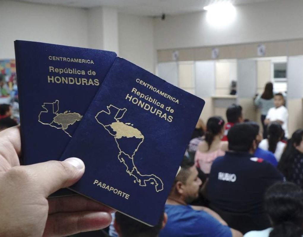 Trámite de pasaporte Honduras
