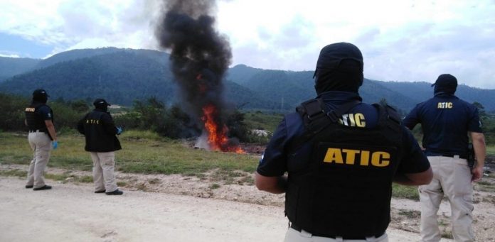 Toneladas de droga en Honduras