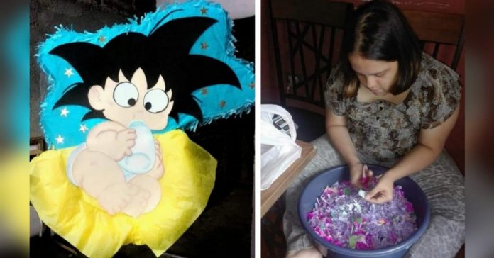 Amelia discapacidad piñatas Honduras
