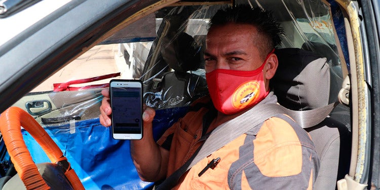 taxistas honduras app servicio digital