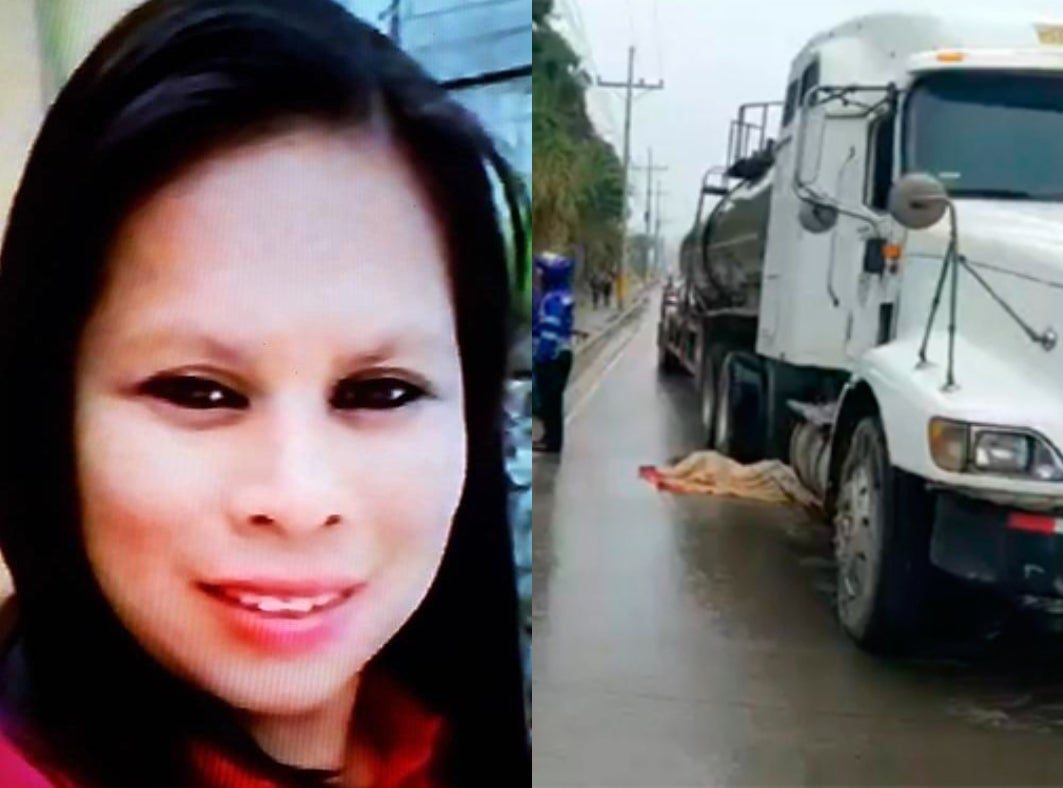 mujer arrollada por rastra Copán