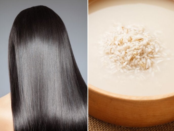 Keratina de arroz para alisar cabello