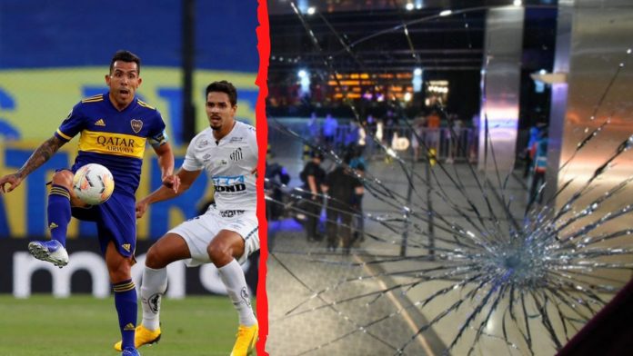 Santos se quejará por vandalismo luego del partido ante Boca