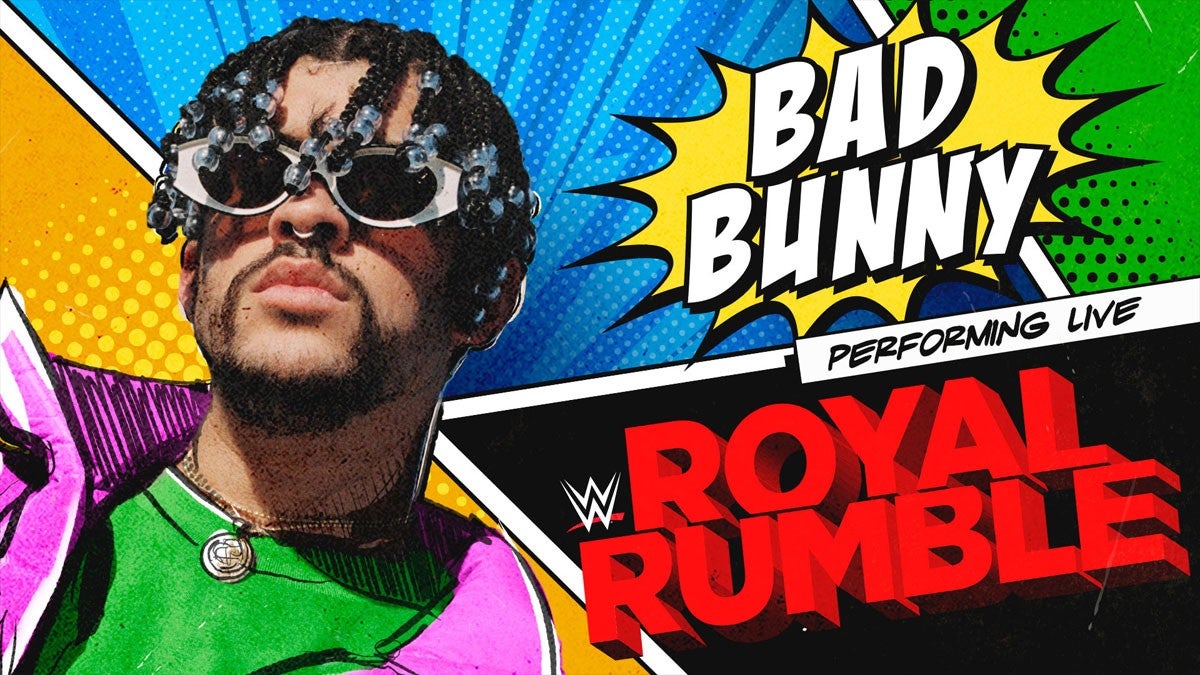 Bad Bunny será el protagonista del "Royal Rumble" de la WWE