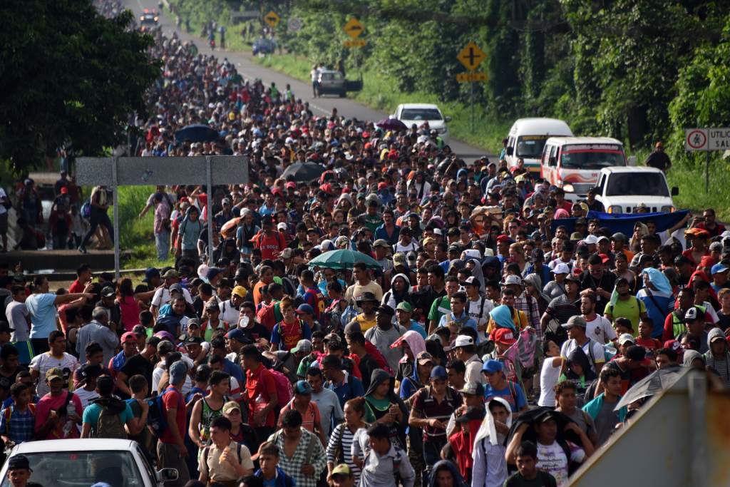 Guatemala caravana de migrantes