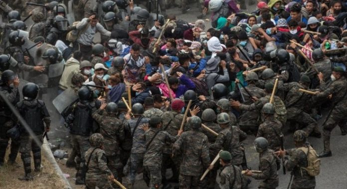Honduras pide a Guatemala esclarecer represión contra migrantes Honduras pide a Guatemala esclarecer represión contra migrantes