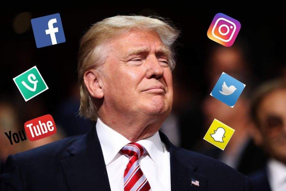 cuentas de Trump en Facebook Instagram