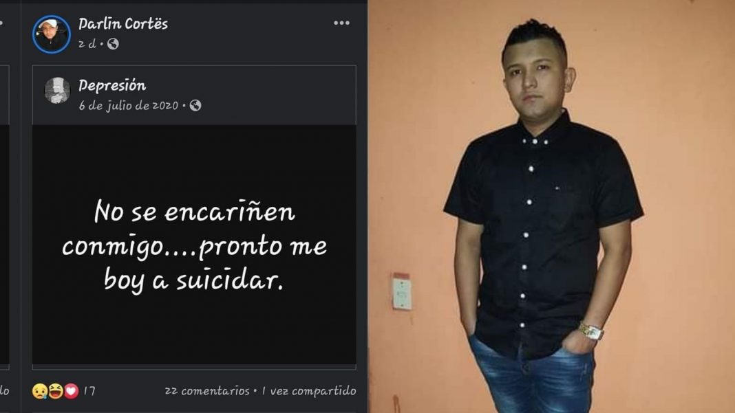 Suicido Villanueva joven Facebook