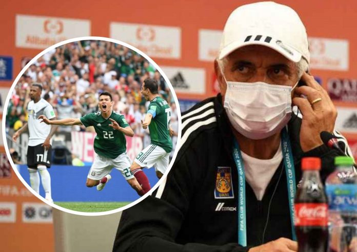Ferretti recordó en la conferencia previa a la gran final del Mundial de Clubes la victoria de México ante Alemania en el último Mundial.